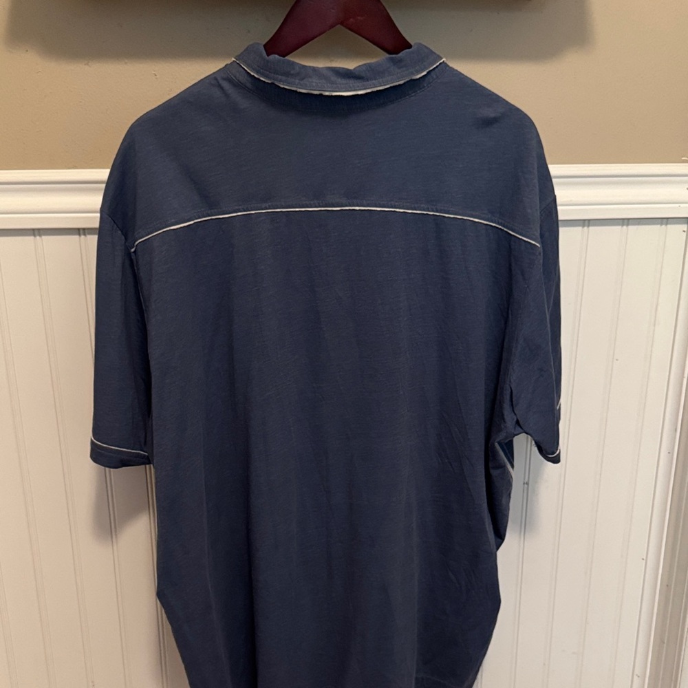 Tommy Bahama Navy Polo Shirt for Men - Picture 3 of 5
